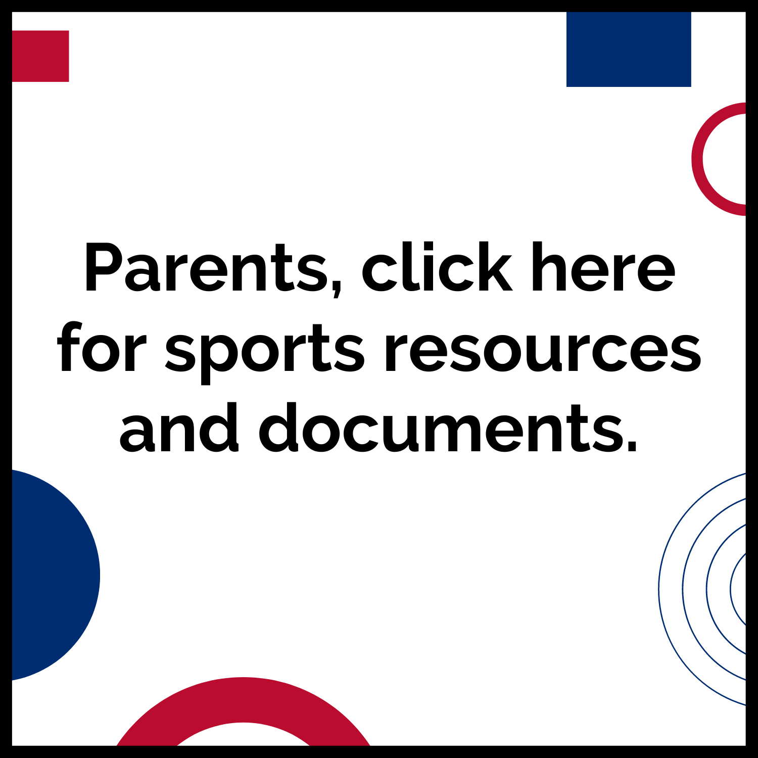 WESD Sports Resources and Documents for Parents Graphic 2022